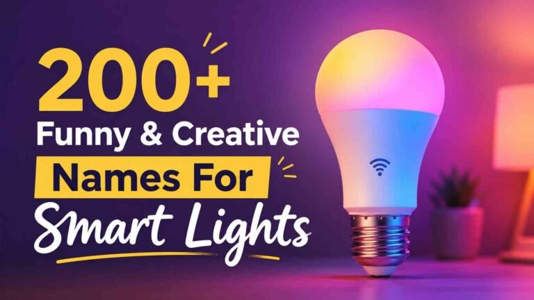 Funny Names for Smart Lights