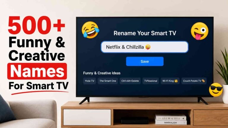 Funny Names for Smart TV