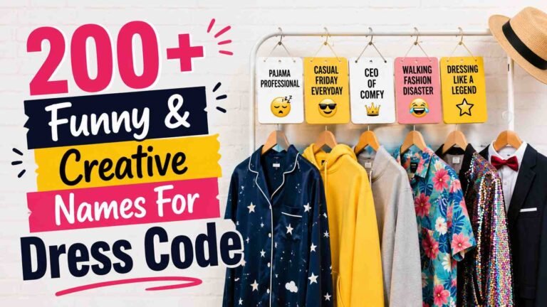 Funny Dress Code Names