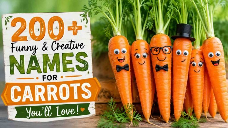 Funny Names for Carrots