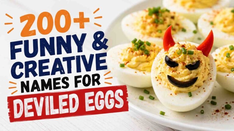 Funny Names for Deviled Eggs