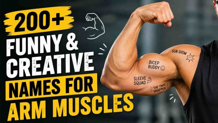 Funny Names for Arm Muscles