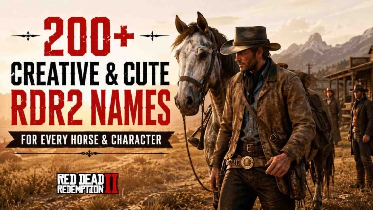 RDR2 Names