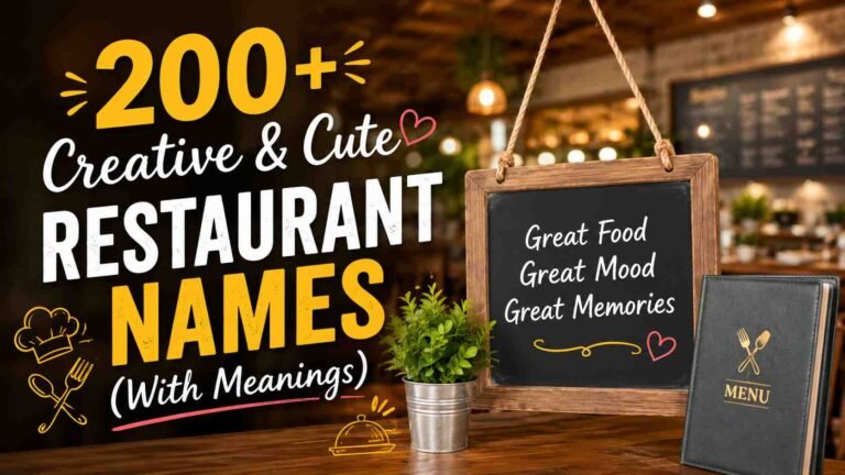 Restaurant Names