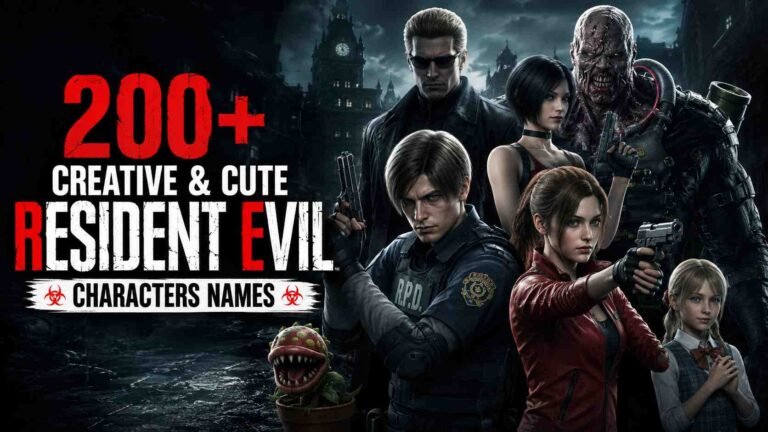 Resident Evil Characters Names