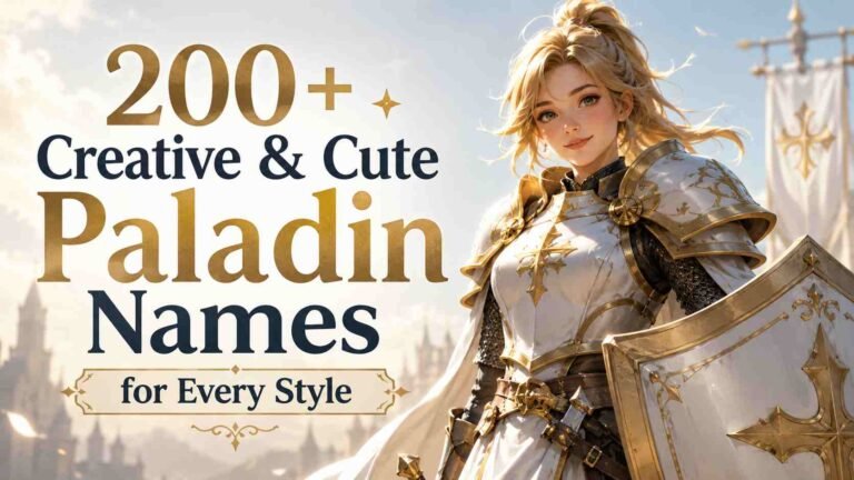 Paladin Names
