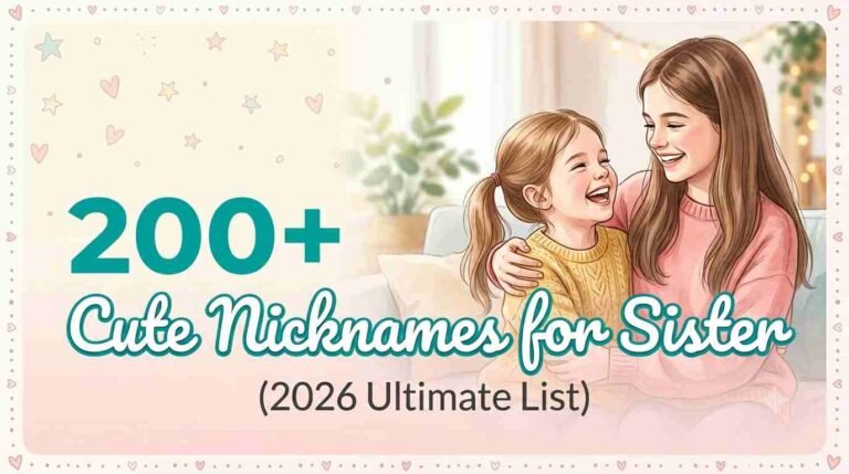Nicknames for Sister