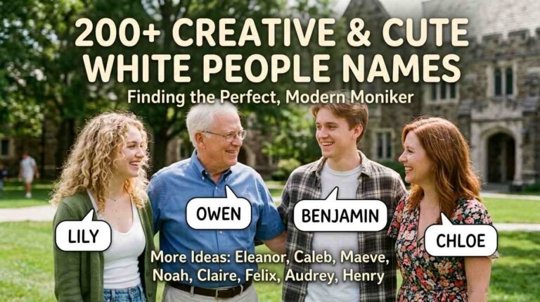 White People Names