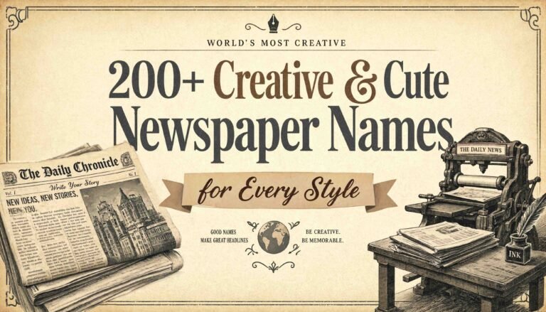 Newspaper Names