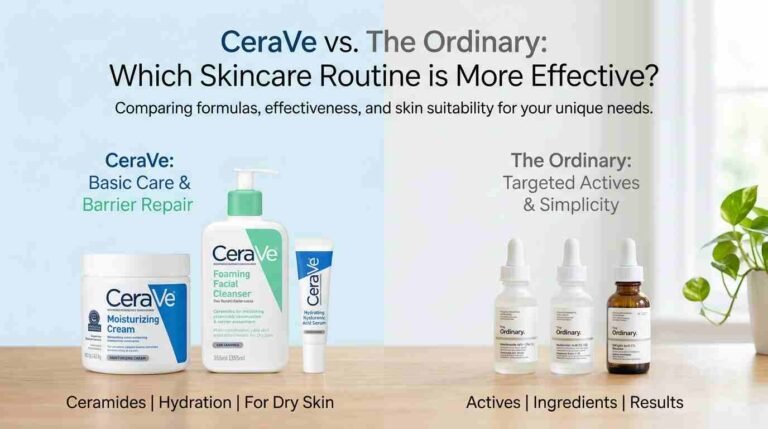 i am a genz woman. how does cerave compare to the ordinary in terms of skincare effectiveness?